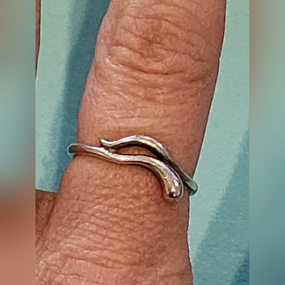 Tiffany & Co x Elsa Peretti 925 Sterling Silver Snake Ring - Picture 3 of 4